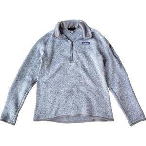 Patagonia Better Sweater 1/4 Zip Fleece Pullover Gray Medium